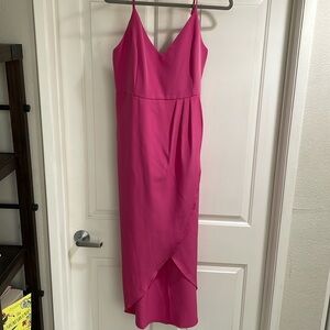 Pink tank dress
